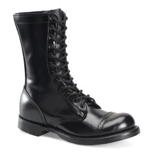 Corcoran Jump 10” Leather Black Military Combat Jump Boots Size 7.5 E